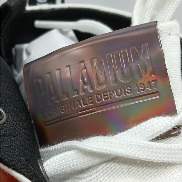 Palladium Revolt Hi TX Combat Boots Women 9 White Chunky Heel Platform Lug Sole - Picture 8 of 13